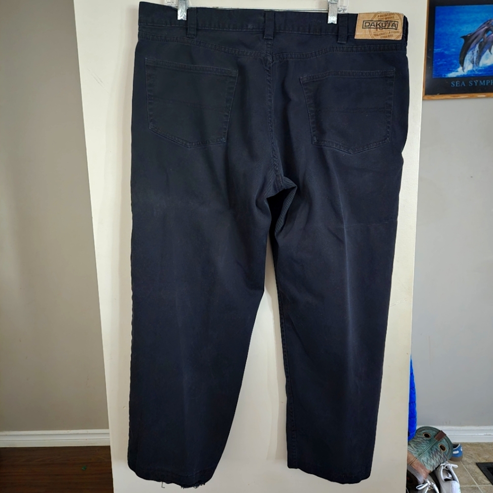 5 for $25 Dakota Black Work Denim Jeans 42x32 Men